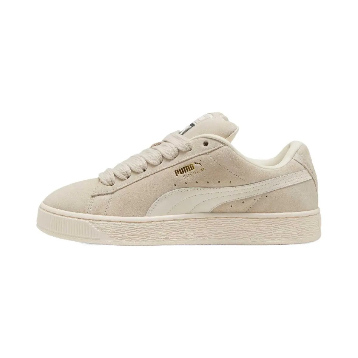 PUMA Suede XL Comfortable Breathable Low top Casual Shoes Unisex White