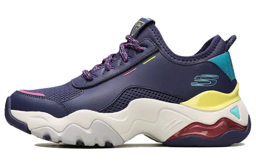Skechers D Lites 3.0 Air Low Top Running Shoes Blue Women's