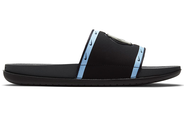 Мужские шлепанцы Nike Offcourt "UNC" (черно-синие) — Чёрный / синий — фото 2