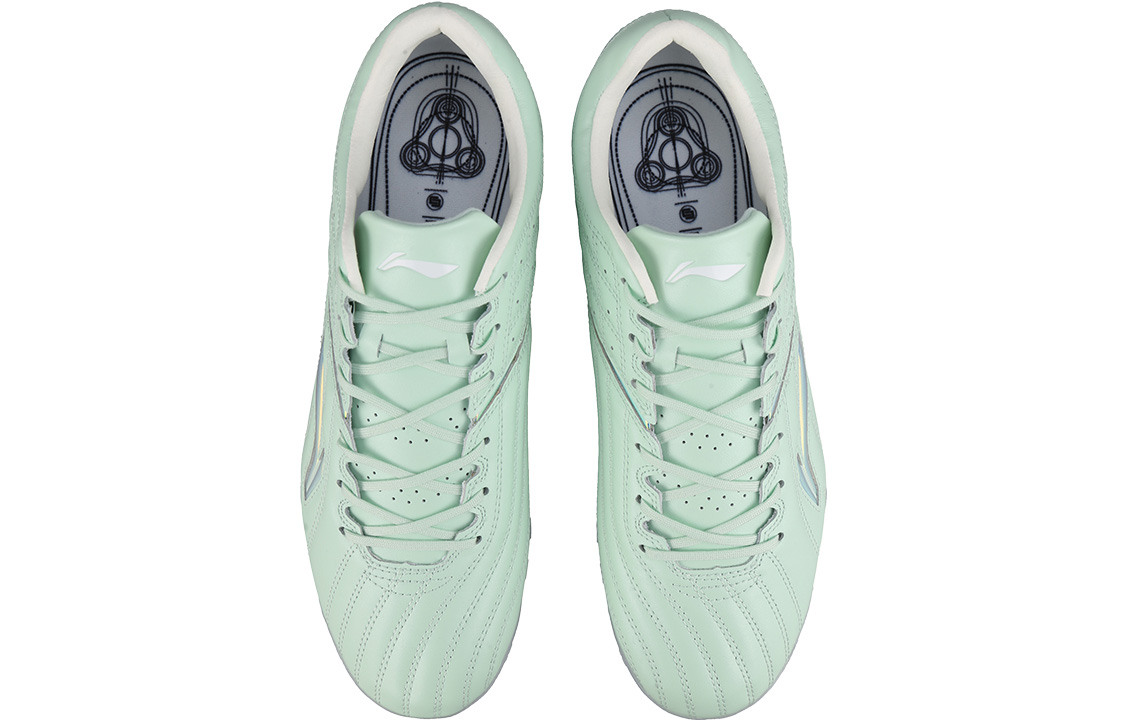 Li Ning TF Turf Artificial Turf Cushioning Soccer Shoes Men’s Aqua Green