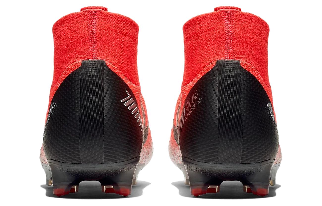 Мужские бутсы Nike Mercurial Superfly 6 (красные) — Чёрныйкрасный — фото 4