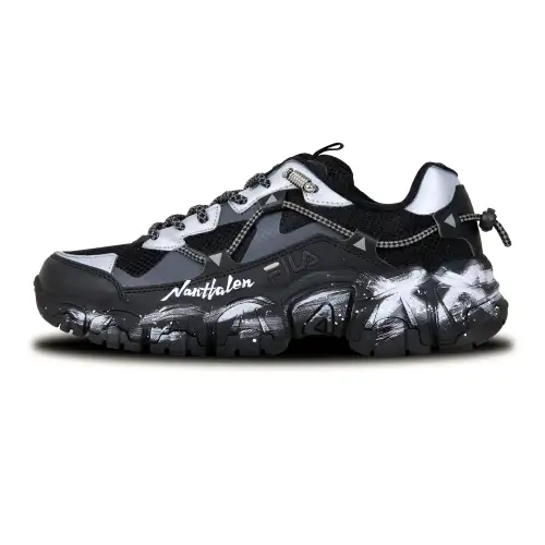 FILA Cat Claw Casual Shoes Unisex Low Top Silver/Black