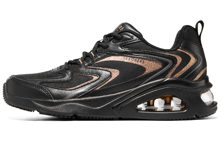 Skechers Tres Air 'Shimm Airy Black Rose Gold' Women's