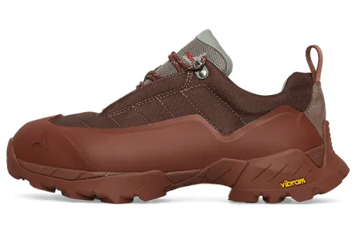 ROA Nylon Low top Casual Shoes Unisex Dark Brown