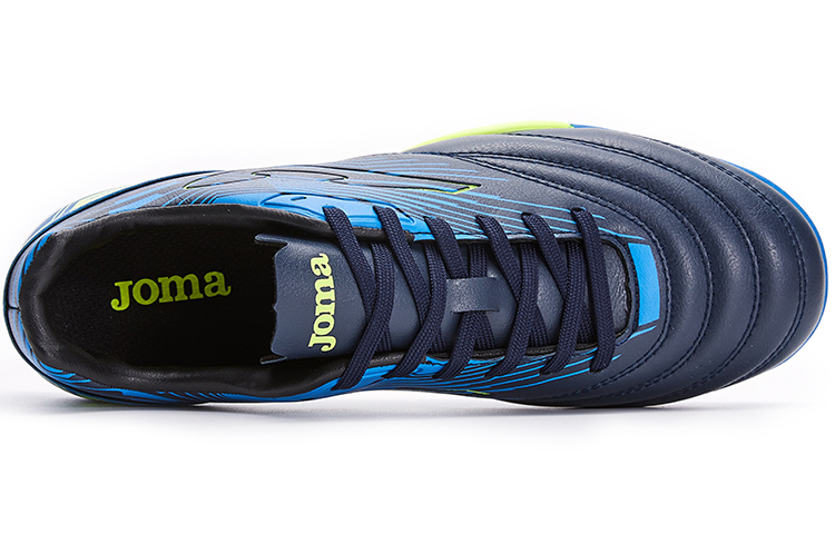 Joma TF Turf Artificial Turf Slip Resistant Abrasion Resistant Soccer Shoes Men's Navy Blue