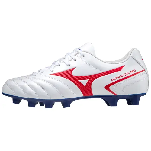 Mizuno Elite Soccer Shoes Men's Low Top White Red