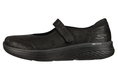 Skechers Max Cushioning Casual Shoes Women's Low Top All Black