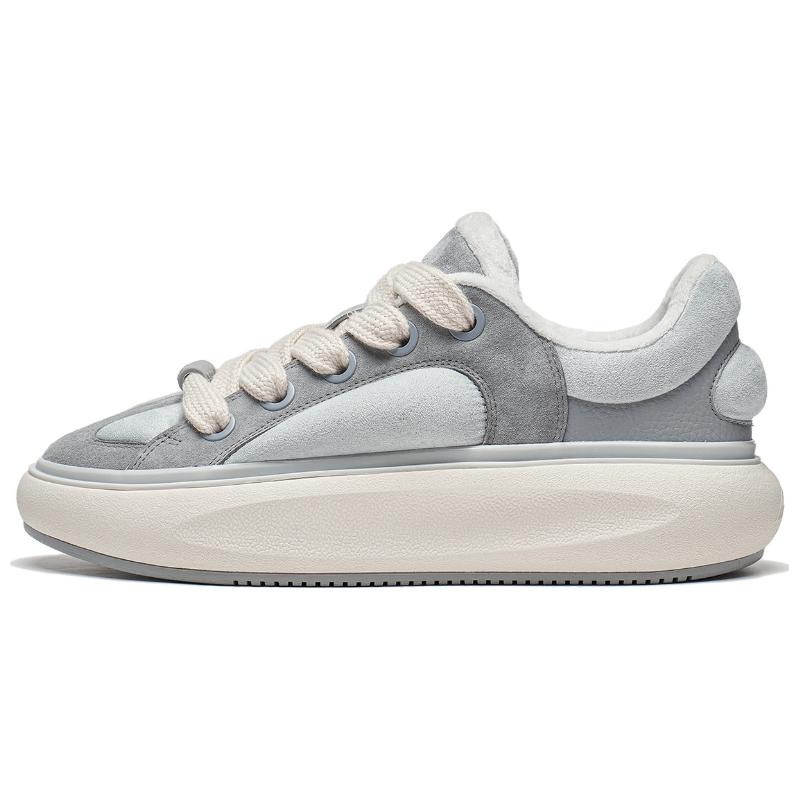 Li Ning Yun You C4D Comfortable And Trendy Slip Resistant Abrasion Resistant Low top Casual Shoes Men's Gray