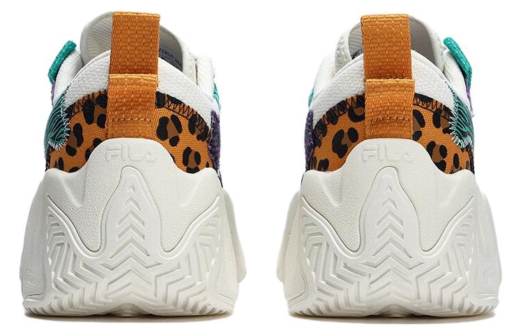 Женские кеды Fila FUSION STARFISH CANVAS (белый / фиолетовый) — фото 3