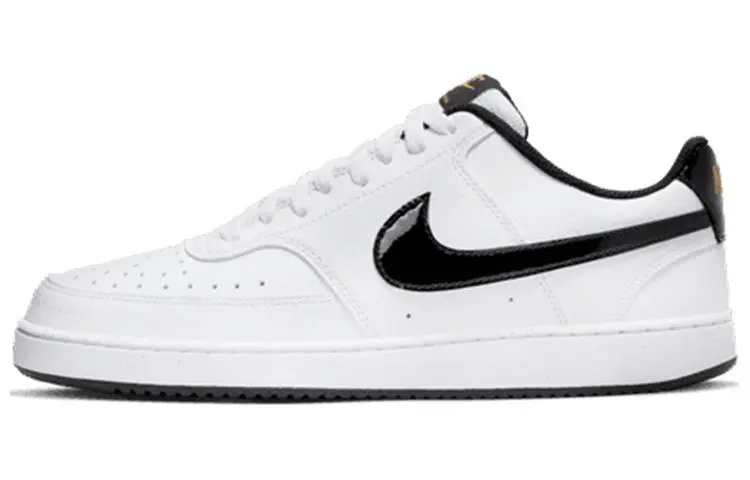 Nike Court Vision Low White Black Metallic Gold