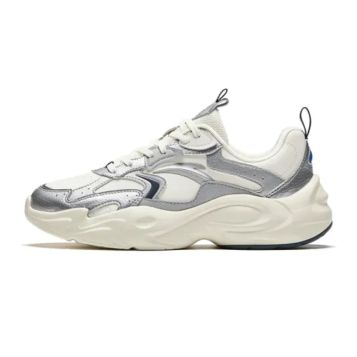 Anta Xingfeng 2 Low top Casual Shoes Women's White Silver Gray