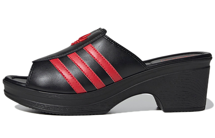 Trefoil Logo Mule Lotta Volkova x Trefoil Logo Mule Wmns Adidas Originals 'Black Red' Women's