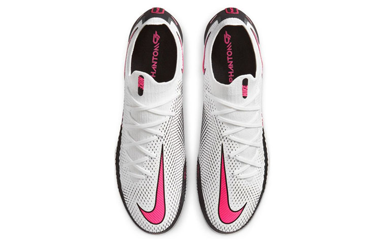 Мужские бутсы Nike Phantom GT Elite FG (бело-красно-черный) — фото 3