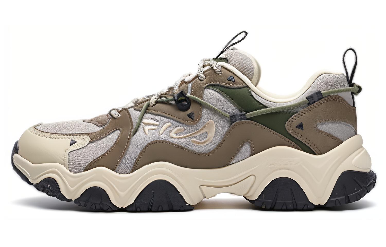 FILA Fluid 4 Cat Paw 4.0 Textile, Synthetic Leather, Leather Comfortable And Trendy Cushioning, Wear Resistant Low top