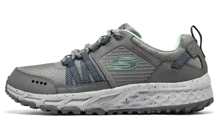 Skechers Outdoor Fabric Low top Casual Shoes Women's Gray Green