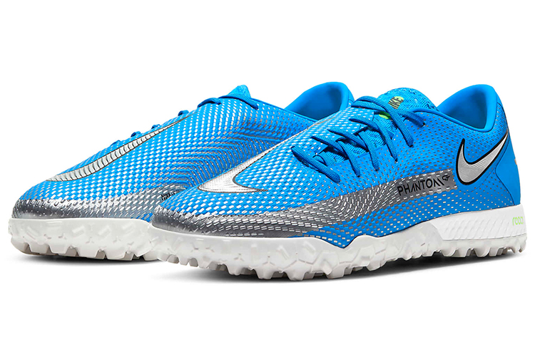 Мужские бутсы Nike Phantom GT React Pro TF (синие) — Синий — фото 3