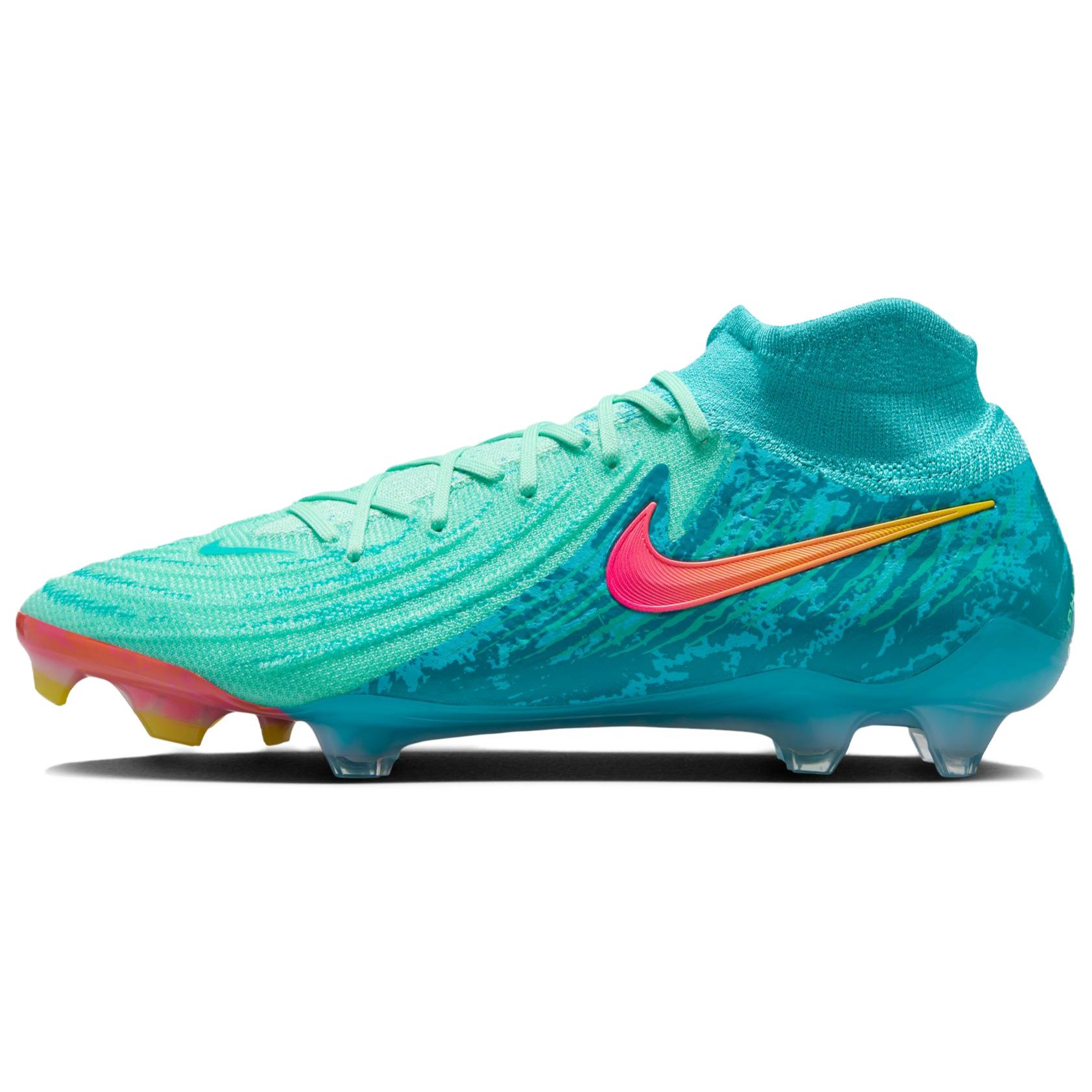 Мужские кроссовки Nike Phantom Luna 2 II Elite LV8 FG (голубые)