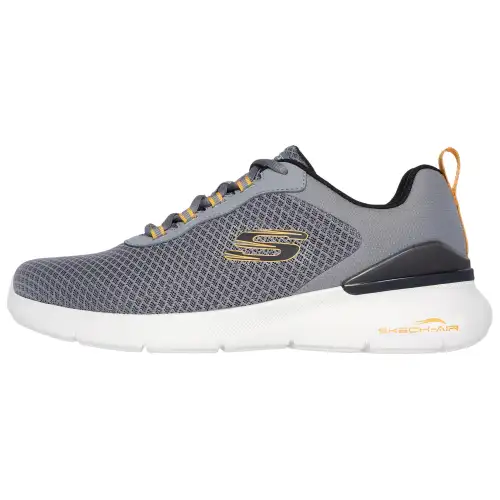 Skechers Skech Air Dynamight Abrasion Resistant Low top Casual Shoes Men's Gray