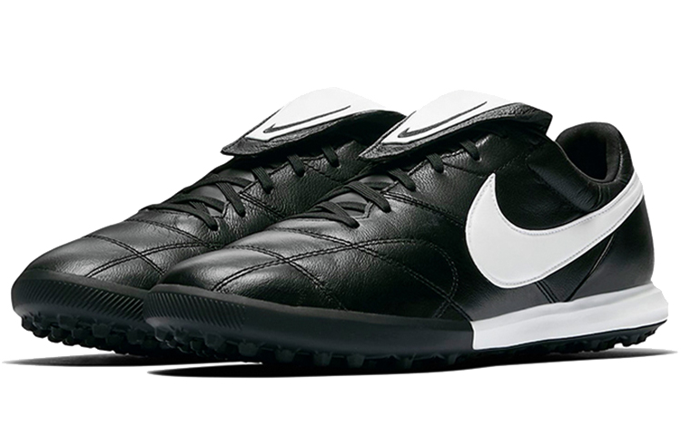 Футбольные шиповки Nike Premier 2 TF (черные) — Чёрный — фото 3
