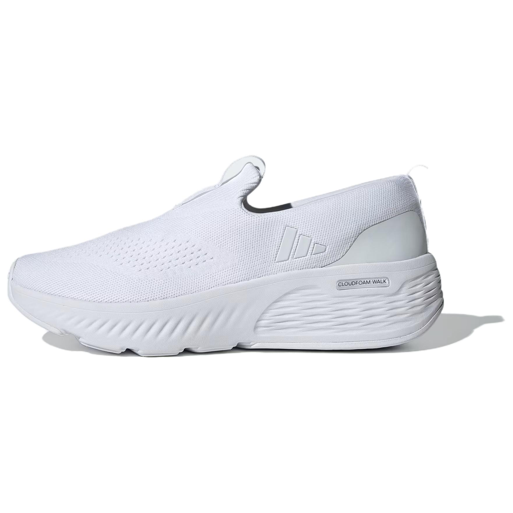 Adidas Cloudfoam Slip Resistant Abrasion Resistant Low top Casual Shoes Men's White