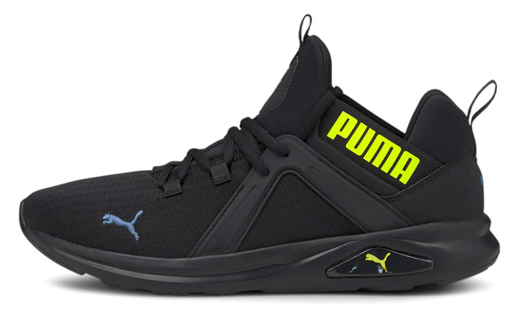 PUMA Enzo 2 Casual Shoes Men's Low Top Black/Yellow
