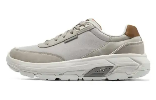 Skechers Relaxed Fit Cushioning Low top Casual Shoes Men's Gray Brown