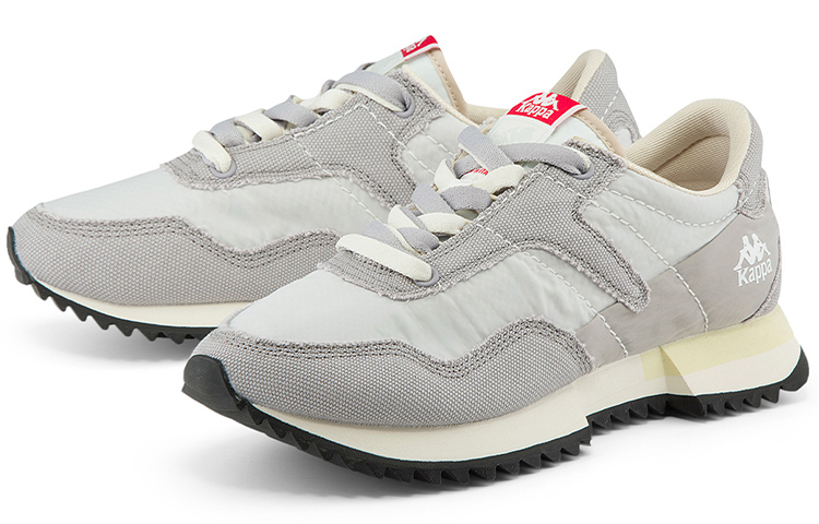 Kappa Coverage Cushioning Low top Casual Shoes Unisex Light Gray