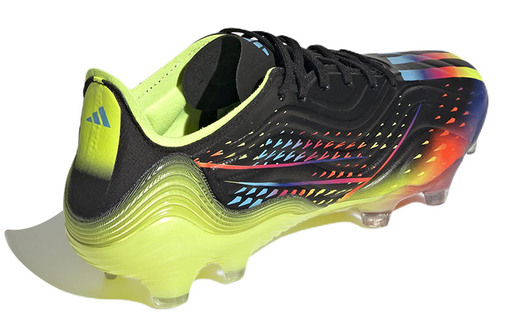 Футбольные бутсы adidas Copa Sense.1 FG (черный / желтый / бирюзовый) — Чёрный / жёлтый / бирюзовый — фото 4