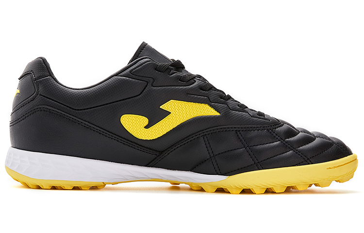 Joma Liga T1 Tf Turf Slip Resistant Abrasion Resistant Soccer Shoes Men's Black Yellow