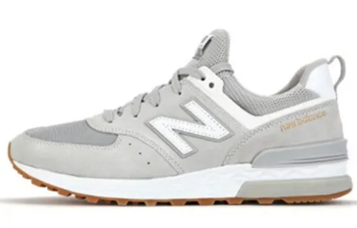 New Balance NB 574 Sport Low top Casual Shoes Unisex Gray White