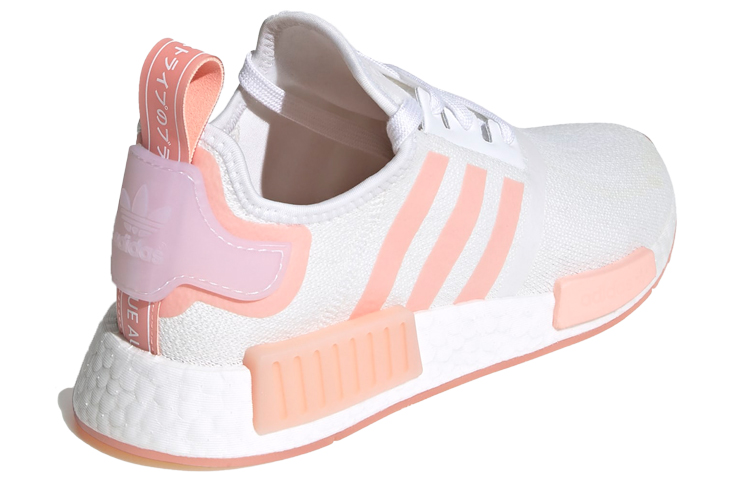 Женские кроссовки adidas NMD_R1 (оранжевые) — фото 4