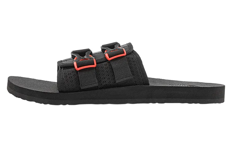 THE NORTH FACE Trekking Base Camp Strap Slides 'Black Red'