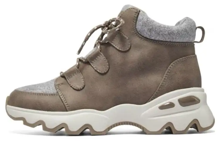 Skechers Big Lug Fabric Mid top Casual Shoes Women's Brown