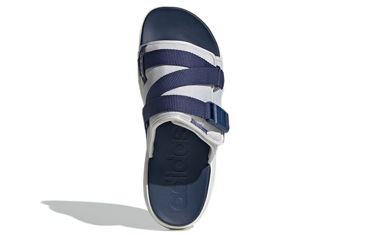 Шлепанцы adidas neo Utx Sandal (сине-серые) — фото 5