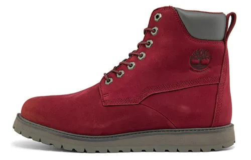 Timberland Combat Boots Men's Dark Red