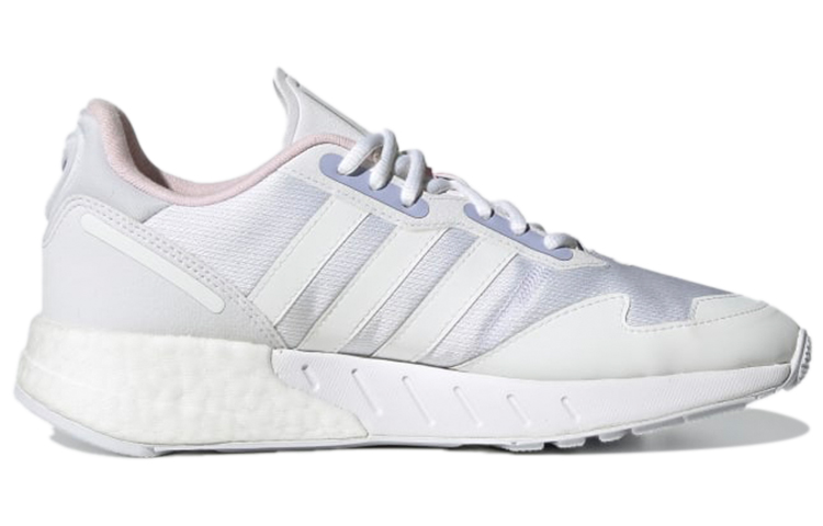 Женские кроссовки adidas originals ZX 1K Boost (бело-фиолетовые) — Белый / фиолетовый — фото 2