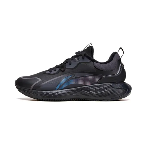 Li Ning Abrasion Resistant Lightweight Rebound Low top Casual Shoes Women's Black
