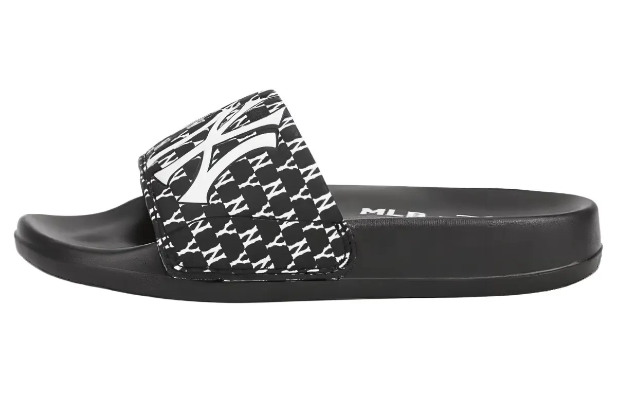 Disney x MLB Slip Resistant Slide Slippers Unisex Black