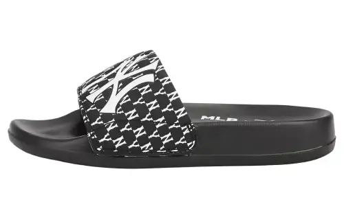 Disney x MLB Slip Resistant Slide Slippers Unisex Black