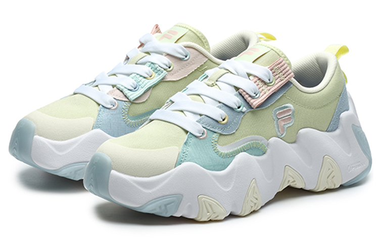 Женские кеды Fila FUSION STARFISH CANVAS (голубые) — фото 2