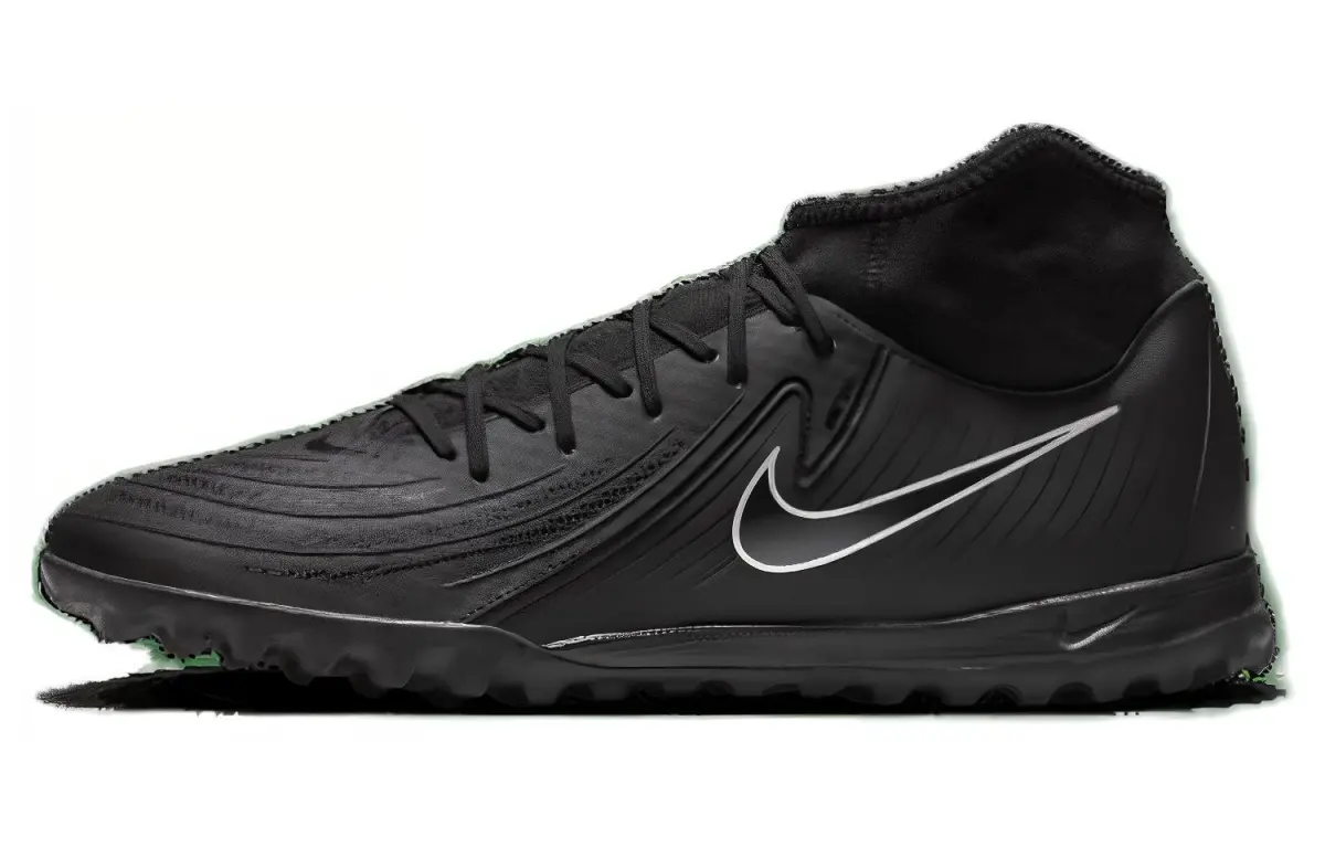 Nike Phantom Luna TF Turf Cushioning Abrasion Resistant Cushioning, Wear Resistant Soccer Shoes Men's Black
