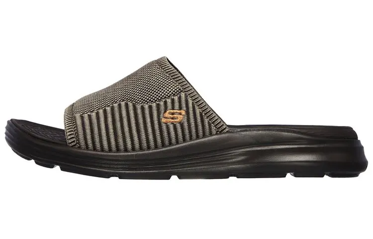 Skechers Relaxed Fit Slide Slippers Men's Brown