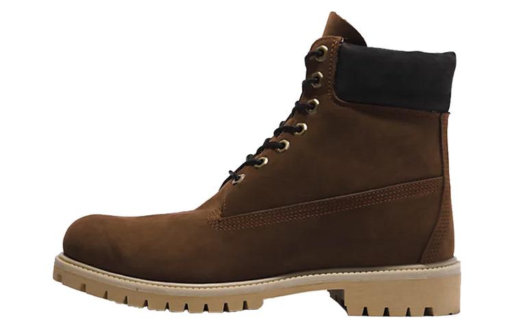 Timberland Timberland 6 Inch Premium Fashion Short Martin Boots Men's Dark Brown