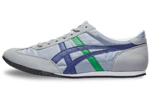 Onitsuka Tiger Machu Racer Abrasion Resistant Low top Casual Shoes Unisex Gray