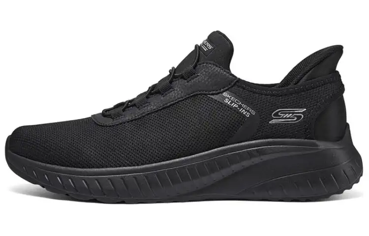 Skechers Hands Free Slip Ins Comfortable Abrasion Resistant, Breathable, Lightweight Low top Casual Shoes Men's Black