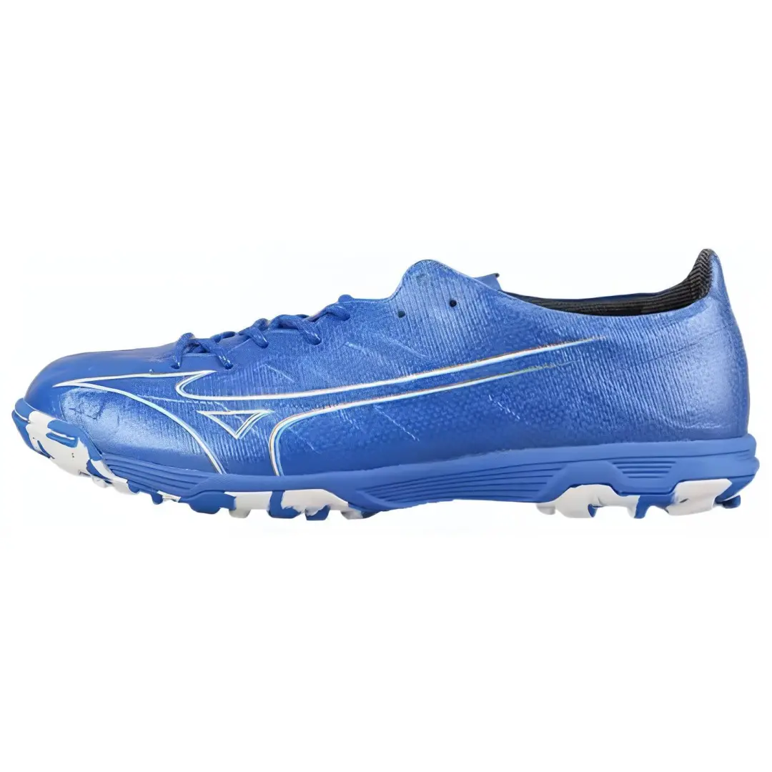 Mizuno Alpha TF Turf Artificial Turf Breathable Soccer Shoes Men's Blue