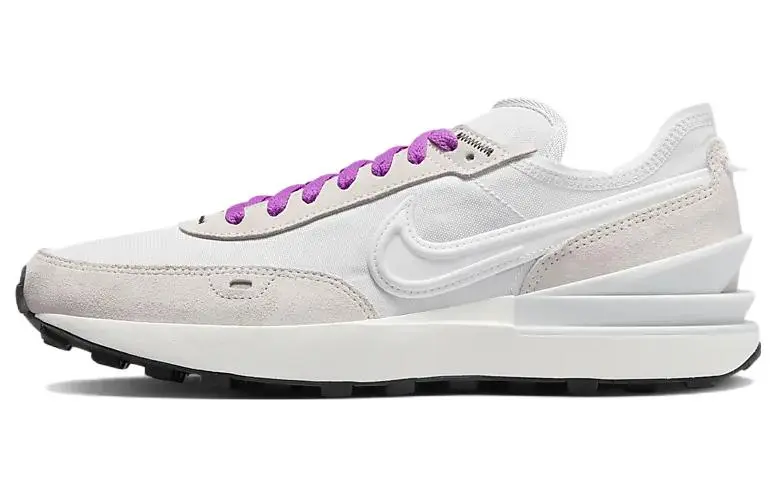Nike Waffle One SE Abrasion Resistant Breathable Low top Casual Shoes Men's White Purple