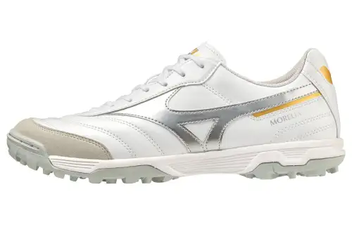 Mizuno Morelia White Silver