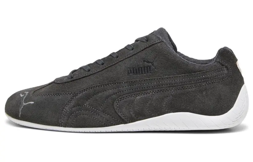 PUMA Speedcat Abrasion Resistant Low top Casual Shoes Unisex Black White