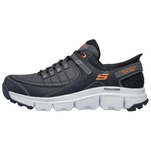 Skechers Slip Ins Low top Casual Shoes Men's Dark Gray